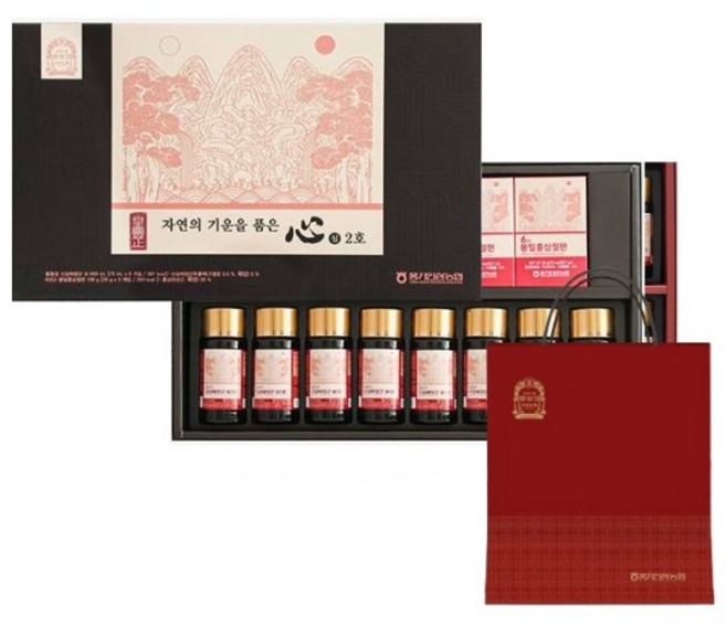 6년근봉밀홍삼절편+ 산삼배양근추출액 자연의 기운을 품은 심2호, 8개, 75ml