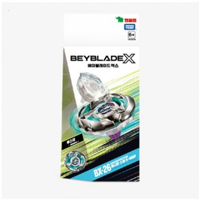 (선물완구) 영실업 베이블레이드X BX-26 부스터 유니콘 스팅 5-60GP 팽이, 상세 설명 참조, 1개