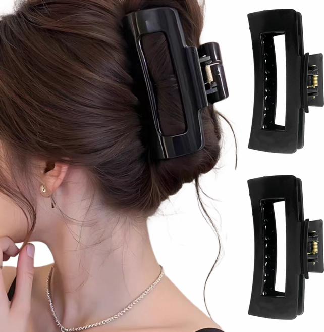 [HANNAL] 소프트 실리콘 올림머리 집게핀 세트