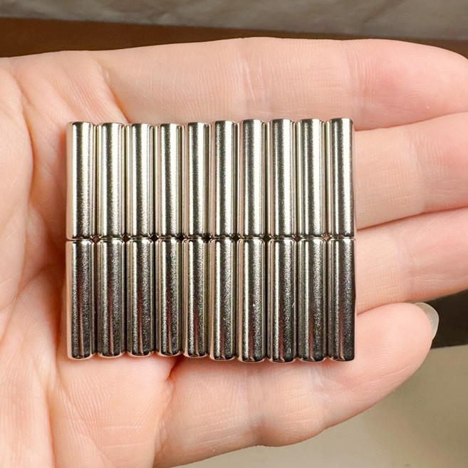 D5*20T 네오디움 원형자석 ND 지름 5mm x 두께 20mm [니즈], 20개