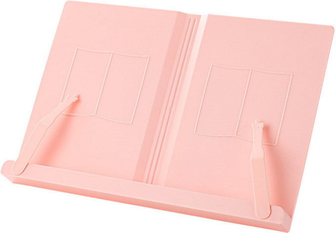 데이모노 가볍고 튼튼한 휴대용 독서대, 핑크