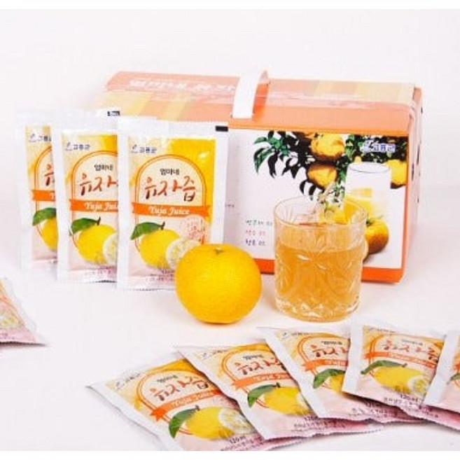 고흥유자로 만든 엄마네 유자즙 30포 [원산지:국산(전라남도 고흥군)], 60개, 120ml