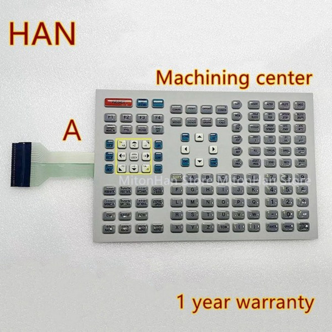 HAAS CNC 공작 기계 조작 패널 프레스 61-0201 머시닝 센터 61-0202 선반 멤브레인 키보드 필름 단추 키패드, [02] machining center
