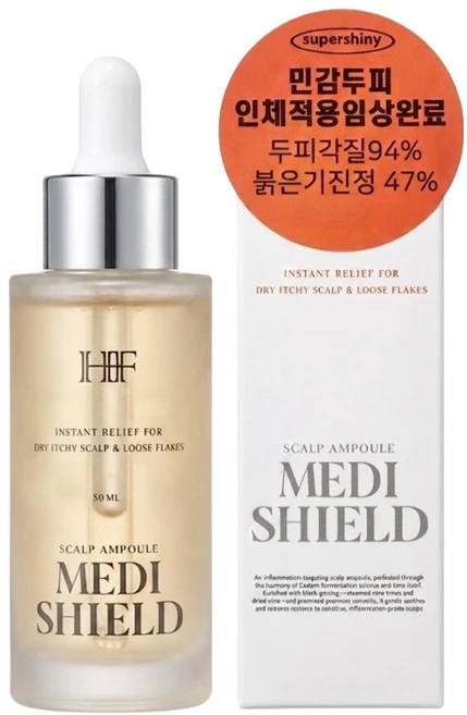 메디쉴 성난 두피각질 가려움 진정 두피 스케일링 두피앰플, 1개, 50ml - 쿠팡