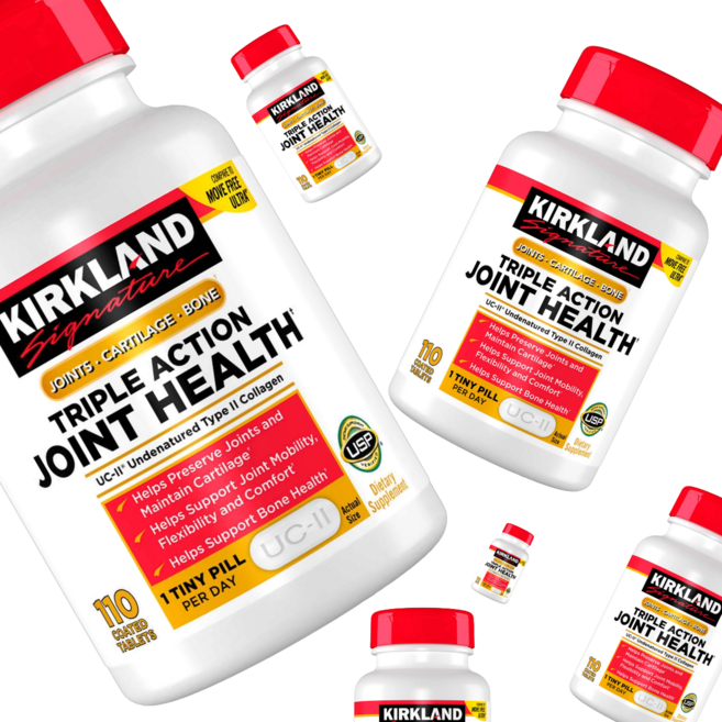 Kirkland (총6병) 커클랜드 트리플 액션 조인트 헬스 110정, 6개