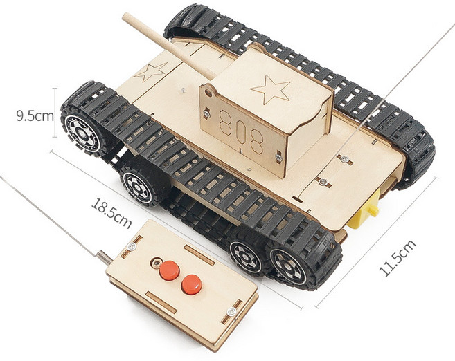 STEAM 무선 조종 탱크 만들기 C-37, 1세트