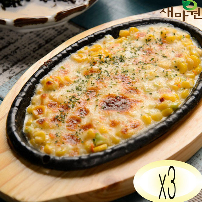 새마원 콘치즈그라탕 옥수수 스위트콘 즉석조리, 3개, 200g