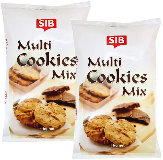 쿡앤베이크 멀티쿠키믹스, 1kg, 2개