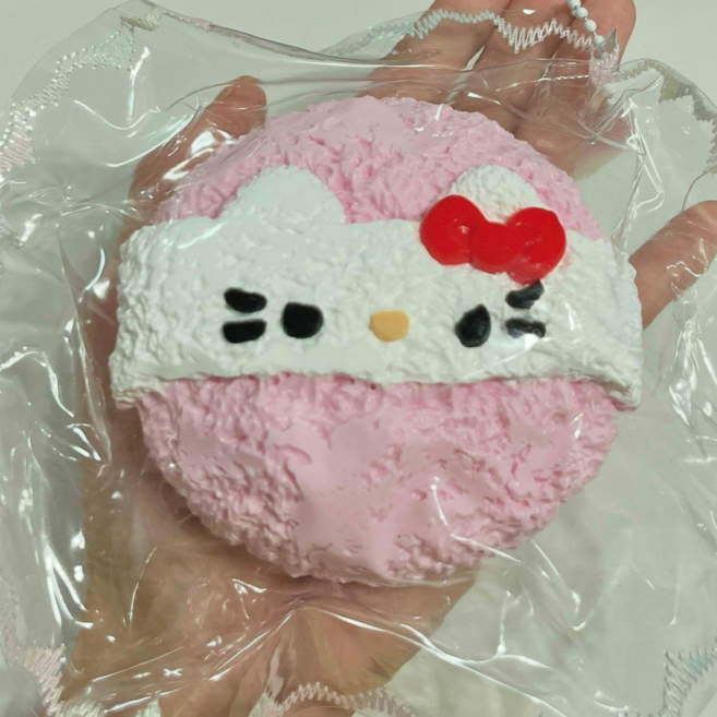 수제말랑이 캐릭터 키링 타바스퀴시, 로즈, 1개
