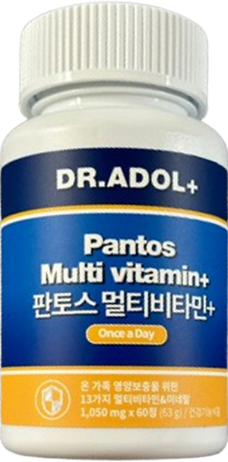 닥터아돌1통 판토스 멀티비타민+ a, 60정