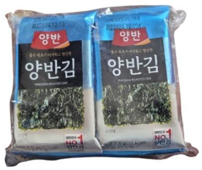 양반김 4호 (8봉) 동원, 12개