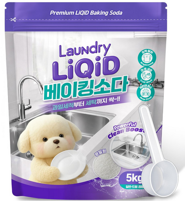 베이킹소다 리퀴드 5kg 대용량, 1개