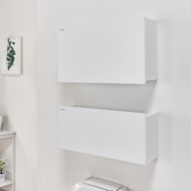 닥터바스 욕실장 수납장 화장실 수건장 상부장 하부장 블랙 골드 화이트, 1-1 화이트워시 상단장 80A, 1개