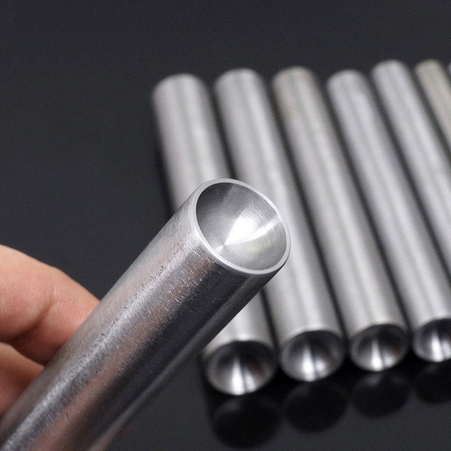 버섯 돔형 스냅 리벳 세터 강철 스파이크 스터드 펀치 손 펀칭 도구 가죽 공예 의류 신발 모자 DIY, 12mm, 12mm