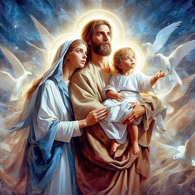 예수님의 축복과 사랑 3D 보석십자수 캔버스형 액자 DIY 세트 창의력 향상 집중력 훈련 스트레스 해소 예술 수공예 신성한 믿음을 주는 인테리어 장식, 3611, 30*30cm (액자 없음), 1개