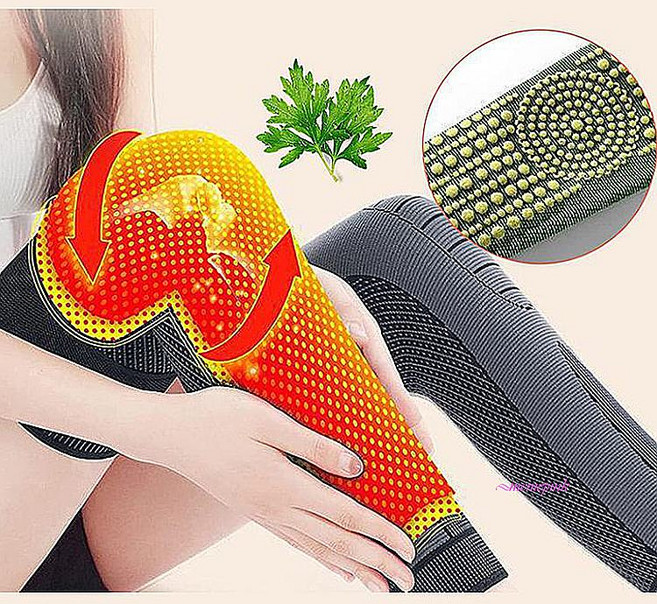 무릎보호대 다리보호대 벨트 쑥뜸발열 부모님 스타킹 무릎찜질 레그워머 선물 레깅스vne612, 상품선택, 1개