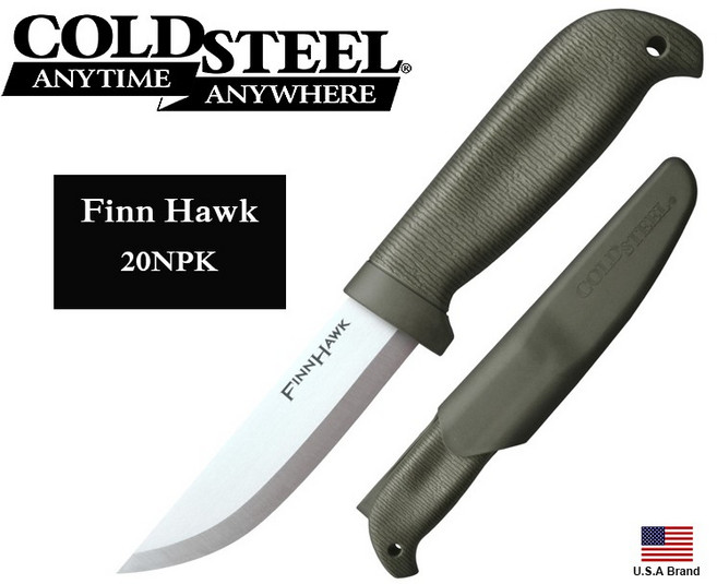 Cold Steel Finn Hawk 直刀 德國4116 不銹鋼 附刀鞘 CS20NPK, 1個