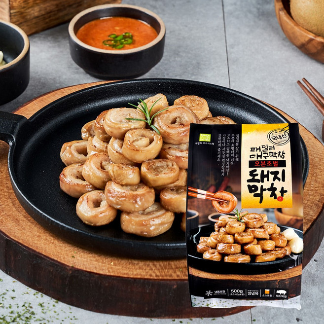 패밀리대구막창 35년전통 대구 국내산 초벌 돼지막창 500g(소스포함), 1개, 500g