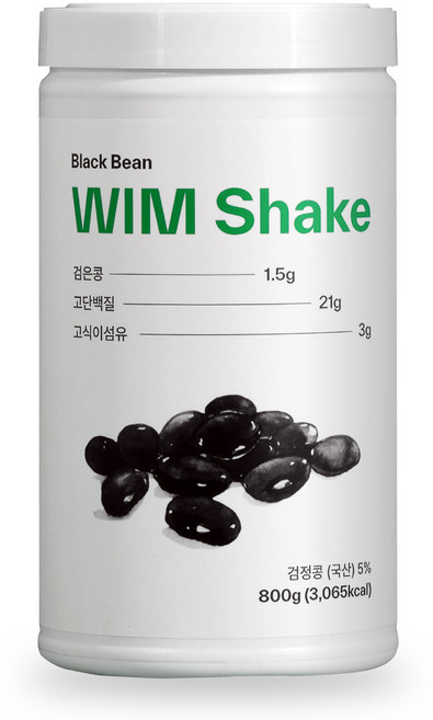 저당 저탄수 고단백 윔쉐이크 검은콩 대용량, 1개, 800g