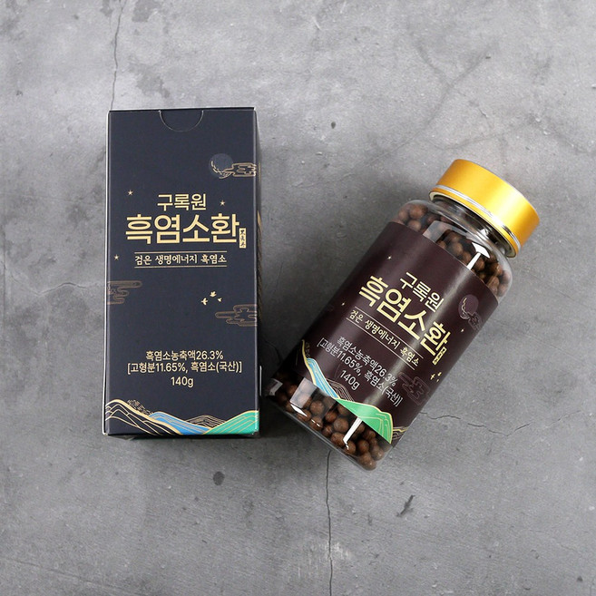 구록원 전통보양식 흑염소환 먹기 편한 흑염소진액환, 140g, 3통