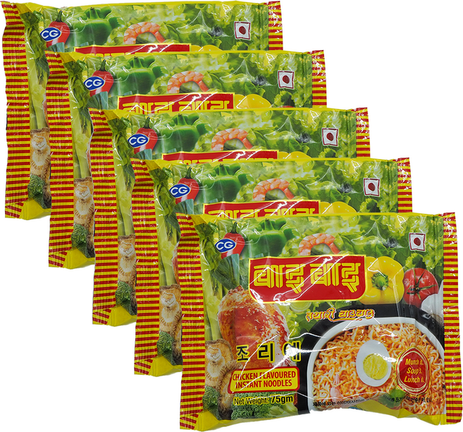 Waiwai Nepali Noodles 와이와이 네팔라면, 5개