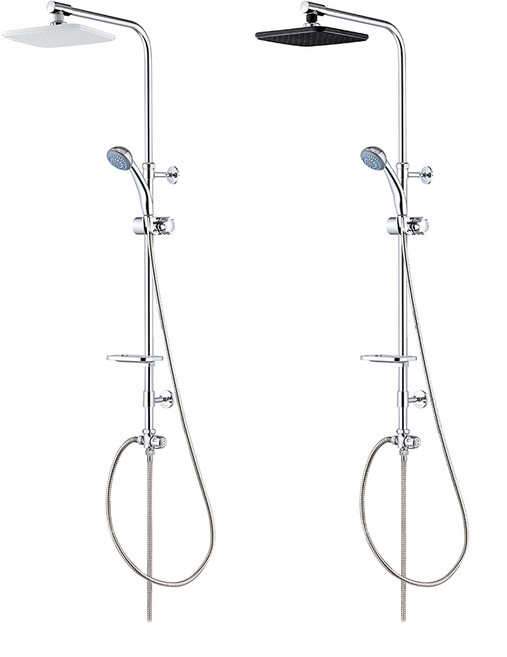 셀프리빙 보급형 해바라기 샤워기 수전 [셀프영상 설치가능], 1개, 블랙