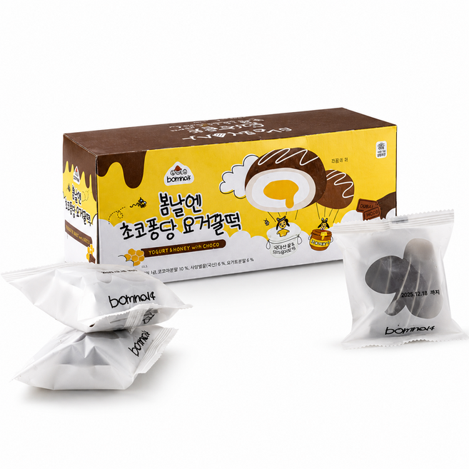 bomnal& 봄날엔 초코퐁당 요거꿀떡, 1박스, 420g