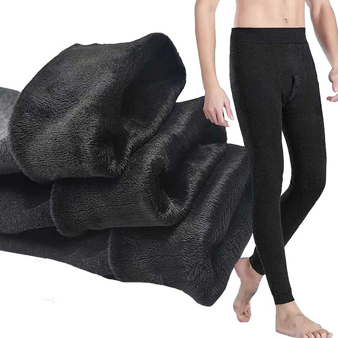 1+1 Wellstar 남성 융털 레깅스 겨울 방한용 타이즈