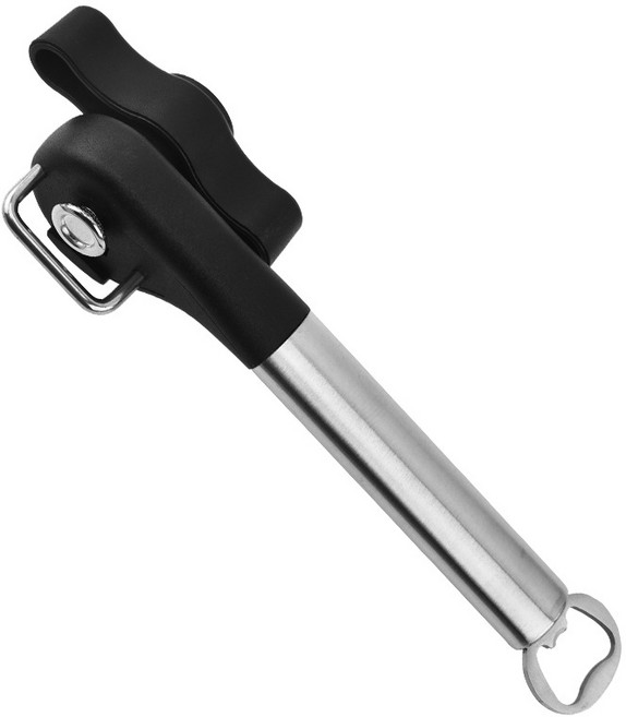 NYSTYLE 수동식 캔 따개 오프너, 1개, 실버