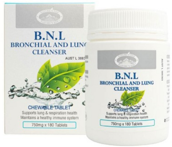 호주 네이쳐스탑 BNL 렁클렌저 렁케어 6개월, 1개, 180정