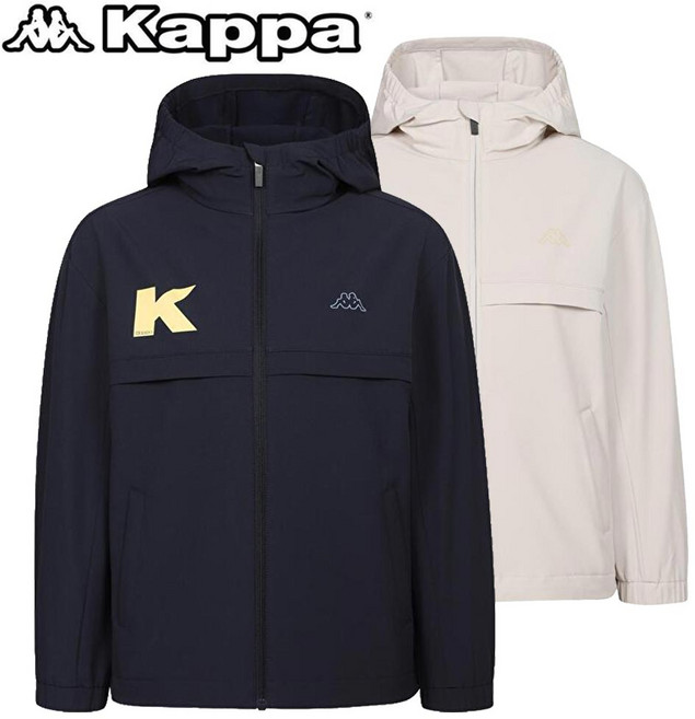 [매장발송] 카파키즈 남여공용 바람막이 기모후드집업 아동 어린이 봄가을 자켓