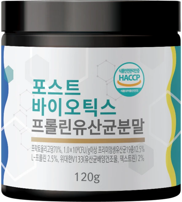 초담식품 포스트바이오틱스 프롤린유산균 분말, 120g, 1개 - 쿠팡