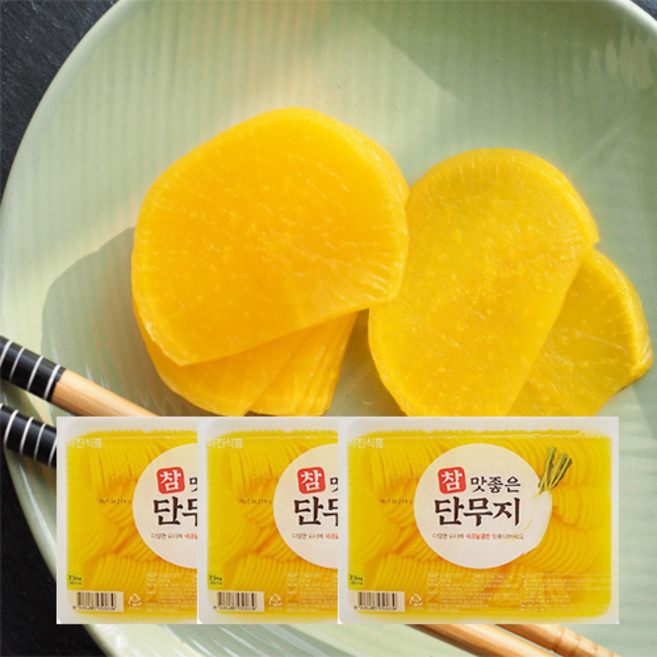 하진 참맛좋은 반달단무지 2.5kg, 3개