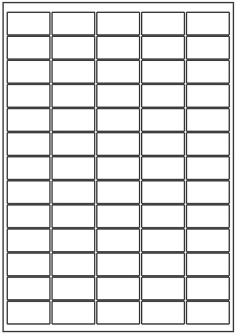 오피스라벨 A4 라벨지 65칸(5x13) 100매 흰색 바코드라벨 물류관리라벨 스티커라벨 폼텍 규격 라벨용지 라벨지, 100개