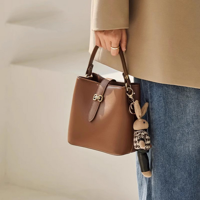 GENINA 여성 가방 여성 버킷 숄더백