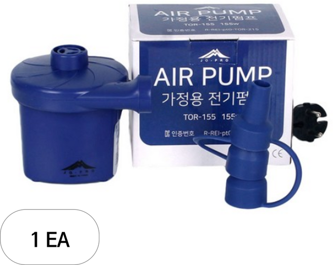 조프로 가정용 전기 에어펌프, 네이비, 1개