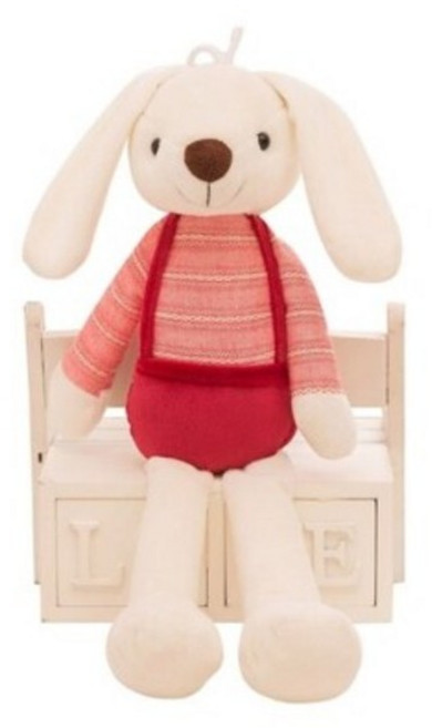 네이처타임즈 귀여운 토끼 인형, 70cm, 레드, 1개