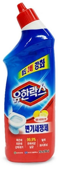 MYP-SA 유한락스 묵은때 찌든때 제거 변기세정제, 유한락스 변기세정제(시트러스향)755ml, 755ml