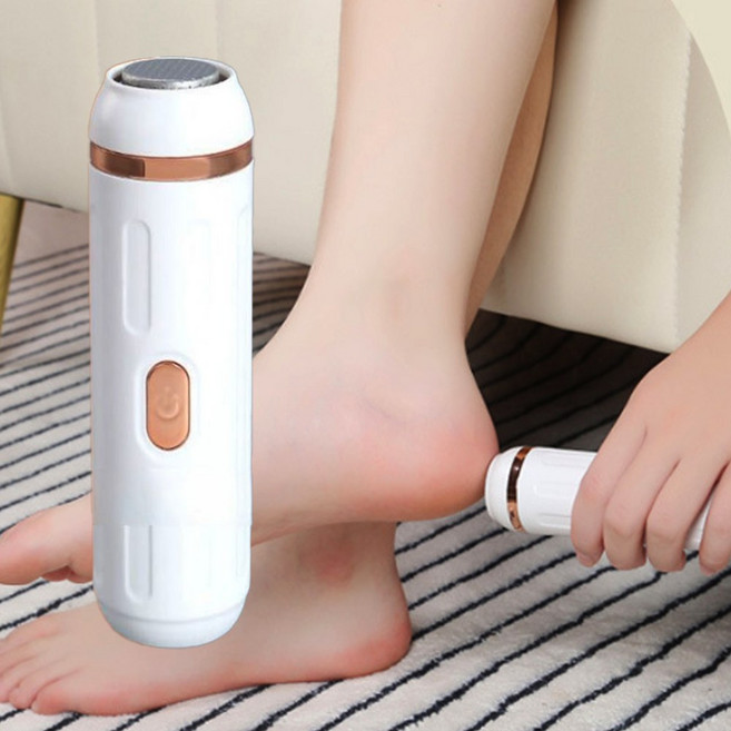 미라클다인 전동 각질 제거기, 화이트색상