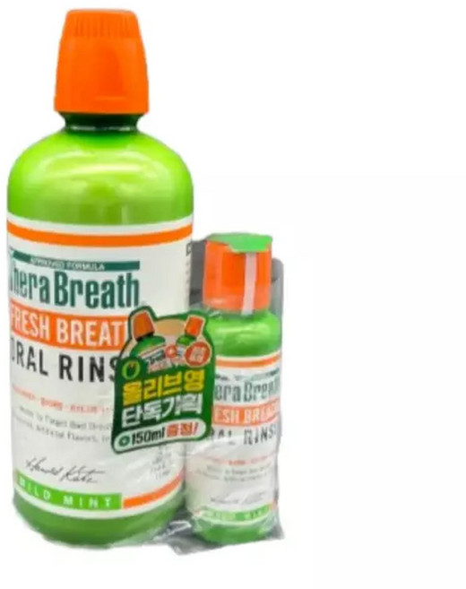 테라브레스 오랄린스 패밀리사이즈 마일드민트 본품1L+150ml, 1개, 1L