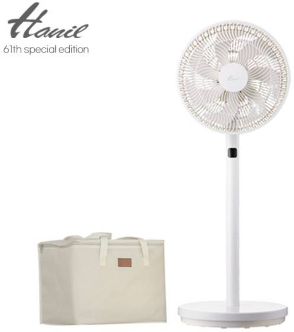 (보관가방증정) 한일 2025년 NEW 트랜디 스탠드 써큘레이터 제품 조립후 포장 배송 크림 화이트 BBF-12W 가정용 업소용
