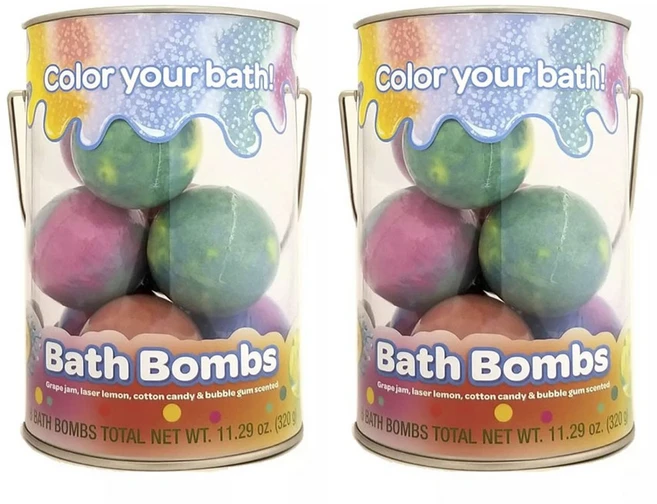 크레욜라 배스 밤 그레이프 잼 레이저 레몬 코튼 캔디 & 버블 검 8개입, 2개, 320g - 쿠팡