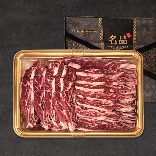 [전남생협] 미국산 초이스등급 LA갈비 선물세트 4kg, 1개
