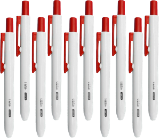 네임펜 세트, 레드, 10개