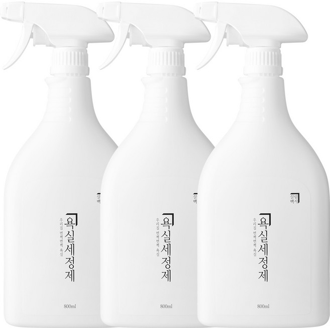 살림백서 욕실세정제, 800ml, 3개