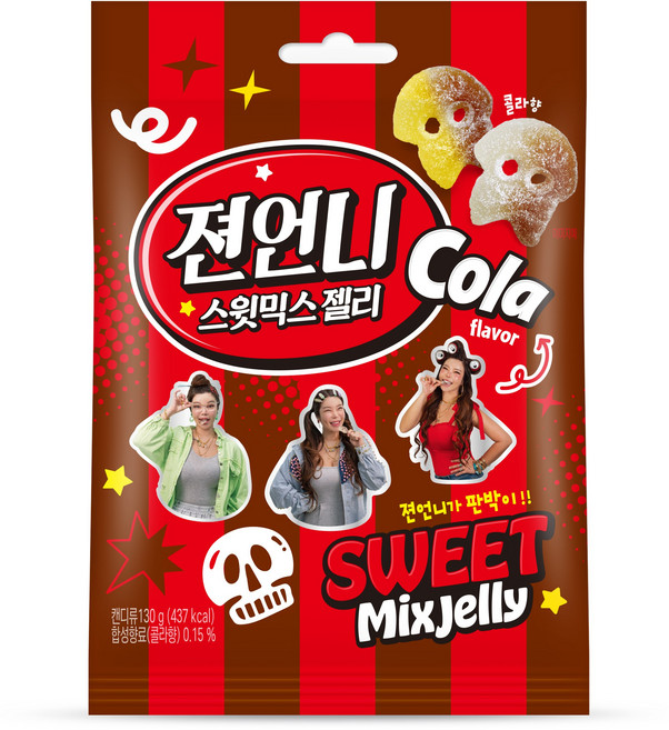 젼언니 스윗믹스젤리 콜라맛, 130g, 12개
