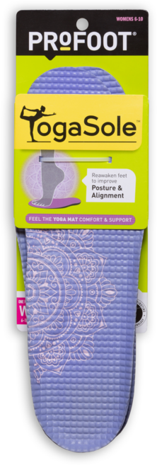 프로풋 요가솔 인솔 깔창 PROFOOT YOGA SOLE WOMAN, 핑크 여성, 1개