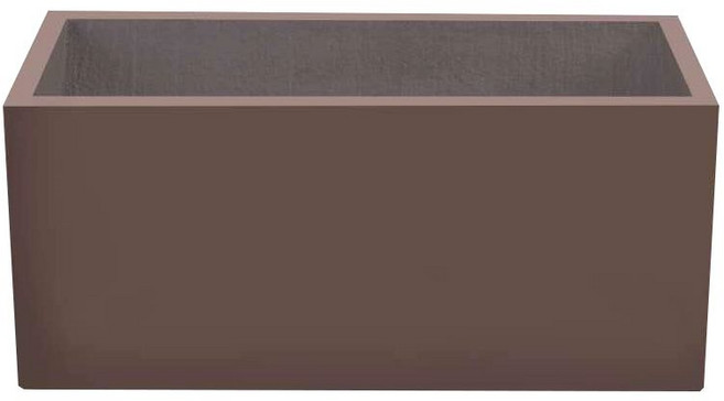 야외 시멘트화분 직사각 카페 원형 시멘트 플랜트, 카페색, 시멘트, 마구간형 85cmx40cmx40cm