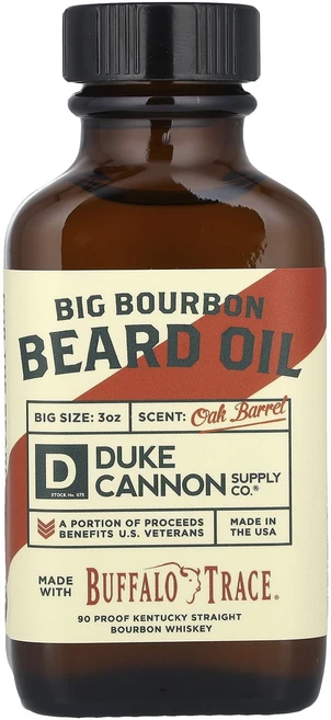 Duke Cannon Supply Co. 빅 버번 비어드 오일 오크 배럴 3oz, DukeCannonSupplyCo빅버번비어드오일오크배럴, 1개 - 쿠팡