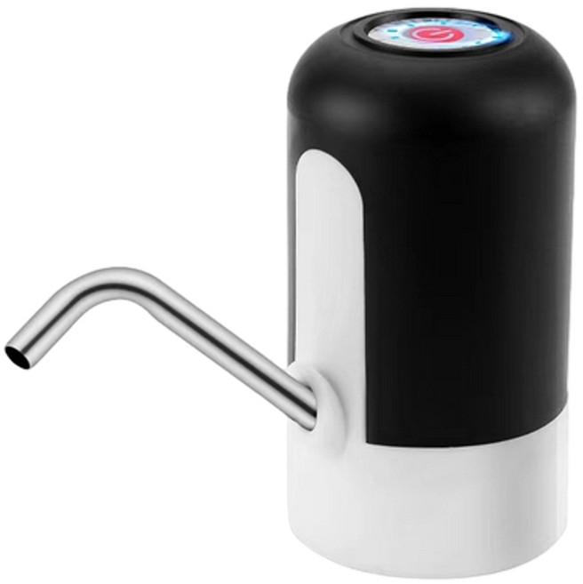 電動桶裝水抽水器, 黑色, 1個, 18L
